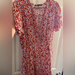 Floral V-Neck Dress